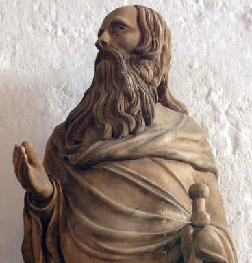 Paulus-Skulptur in der Andreaskirche Kuddewörde