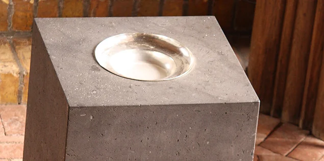 Der Taufstein der Andreaskirche Kuddewörde