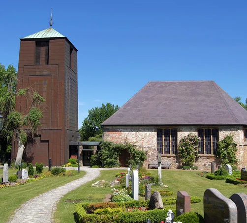 Außenansicht der Andreaskirche Kuddewörde